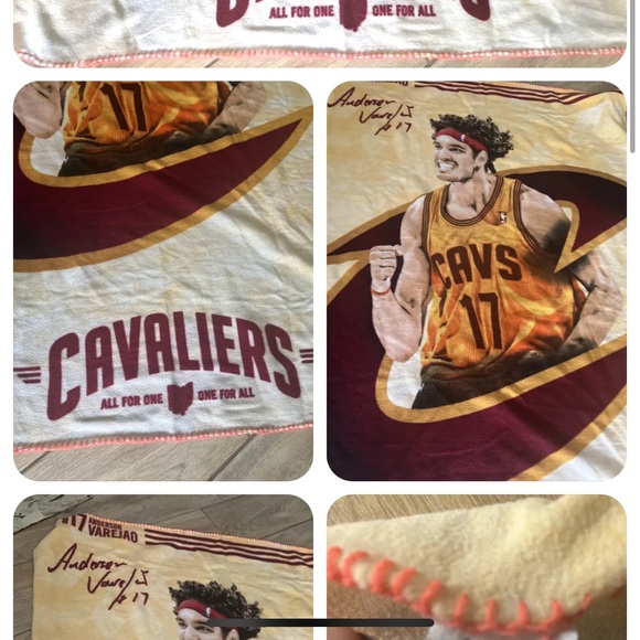 Cleveland Cavaliers Anderson Varejao promotional blanket - Picture 3 of 3
